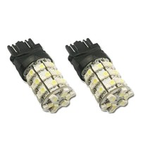 Partsam 2X 3157 3357 3457 Switchback Amber White Front Turn Signal Led Light 60 Led Bulb High Bright Turn Signal Light