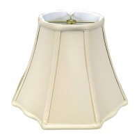 Royal Designs, Inc. Bso-701-18Bg Flare Bottom Outside Corner Scallop Basic Lamp Shade, 10 X 18 X 13, Beige