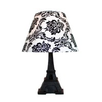 This fashionable table lamp with its Eiffel Tower base and Paris theme will add style and pizzazz to any room Perfect for living rooms bedrooms or offices This lamp is an easy and quick way to add this popular trend to your existing dcor