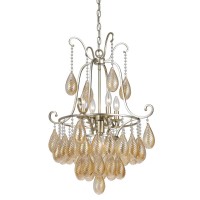 Transitional Five Light Chandelier from Marion collection in Warm Silver finish 20 00 inches