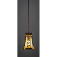 Apollo Stem Mini Pendant With Hang Straight Swivel Shown In Dark Granite Finish With 5