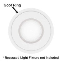 10 Pack Gloss White Goof Trim Ring For 8