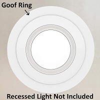 5 Pack Gloss White Goof Trim Ring For 6