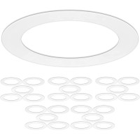 25 Pack Gloss White Goof Trim Ring For 6