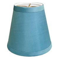 Royal Designs Cs-1006-5Blu-6 Clip On Empire Chandelier Lamp Shade, 3 X 5 X 45, Blue, Set Of 6