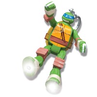 Lego Teenage Mutant Ninja Turtles Key Light - Leonardo Minifigure Key Chain With Led Flashlight