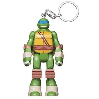 Lego Teenage Mutant Ninja Turtles Key Light - Leonardo Minifigure Key Chain With Led Flashlight