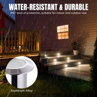 Features Inground Deck Lighting 15 pack LED Deck Lights each with 3 cool white LED beads much brighter than others only with 2 LED beads designed to light up your path for safer walking at night perfect for outdoor decoration adding ambiance to every corn