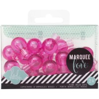 American Crafts 369558 24 Bulb Accessories With Extra Bulb Covers, Pink