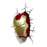 3Dlightfx Marvel Avengers Iron Man Mask 3D Deco Light