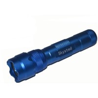 Skysted Wf-502B Single Mode 10W L2 Led Bulb 1200 Lumen Mini Portable Tactical Handheld Flashlight Torch Lamp With Clip (Blue)