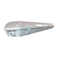 Orilis 2 Ft 36W Commercial Indoor/Outdoor Integrated Vapor Tight Water Resistant Anti-Fogging Led Fixture - 6500K - 3,600 Lumens