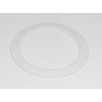 10 Pack-White Light Trim Ring Recessed Can 6