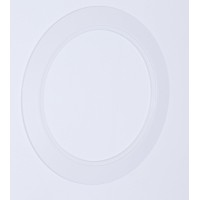 10 Pack-White Light Trim Ring Recessed Can 6