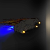 3Dlightfx Star Wars Millennium Falcon 3D Deco Light