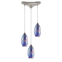 Iridescence Configurable Multi Pendant - Satin Nickel