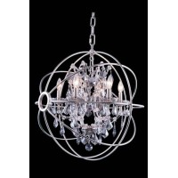 Shades of the past and present merge with new age design to create the geneva The old world feel of a classic crystal chandelier suspended in the modern take on the gyroscope Many finishes and shades of crystal make this a custom classicFeaturesType Penda