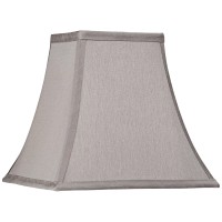 Pewter Gray Small Square Lamp Shade 5.25