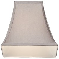 Pewter Gray Small Square Lamp Shade 5.25