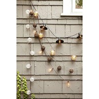 Allen + Roth 13-Ft 10-Light White Plug-In Bulbs String Lights