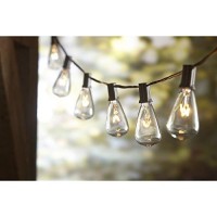 Allen + Roth 13-Ft 10-Light White Plug-In Bulbs String Lights