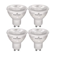 Light Blue (4 Pack) Led 6-Watt Dimmable 50W Equivalent, Gu10 Mr16 High Power Cool White Light Bulbs, Ul-Listed