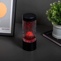 Dark Horses Round Mini Volcano Lamp, 9, 1 X 9, 1 X 23 Cm, Red