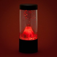 Dark Horses Round Mini Volcano Lamp, 9, 1 X 9, 1 X 23 Cm, Red