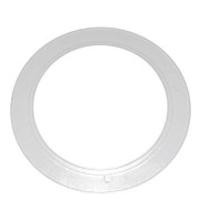 5 Pack-White Light Trim Ring Recessed Can 6