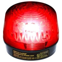 Seco-Larm Enforcer Led Strobe Light With Built-In Programmable Siren, Red (Sl-1301-Saq/R)