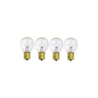 Abe (5Pack) S11 High Intensity 25-Watt 120V Lava Lamp 25W Light Bulb E17 Int. Base Clear