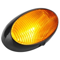 Lumitronics Rv 12V Led Oval Porch Utility Light With Onoff Switch Clear Amber Lenses For Motorhomes Campers Trailers 5