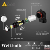 Alla Lighting 2000 Lumens Pgj13 889 881 Led Fog Lights Bulbs, 6000K Xenon White 886 896 898 Fog Lamp Replacement For Cars, Trucks