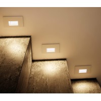 Maxim Path-4W 1 Led Step Light-5 Inches Wide By 3 Inches High-White Finish