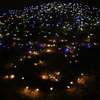 Gdealer Solar String Lights 72Feet 200 Led 2 Modes Solar Powered Waterproof Starry Fairy Outdoor String Lights Holiday Decoration Lights For Patio Gardens Homes Landscape Wedding Party