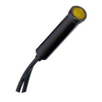 Paneltronics Incandescent Indicator Lights 516 14 VDC Amber Ideal for use as High Visibility Status or Alarm Indicators Large polycarbonate lens Black bezel Nylon housing Press to fit into 0312 diameter panel hole Pigtails are tin plated 18 gauge stranded