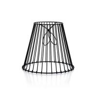 Cleveland Vintage Clip-On Metal, Black 8A X 7A X 45A Wire Lampshade Home, Ideal For Creating A Mason Jar Light