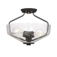 Designers Fountain Printers Row 2-Light Semi Flush Mount Ceiling Light, Oil Rubbed Bronze, 88011-Orb