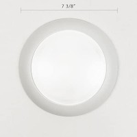 Wac Lighting Disc 6In Led Energy Star Flush Mount Retrofit Kit 3000K In White