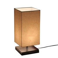 Surpars House Minimalist Solid Wood Table Lamp Bedside Desk Lamp