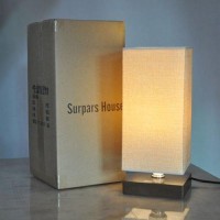 Surpars House Minimalist Solid Wood Table Lamp Bedside Desk Lamp