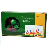 Celebrations Bubble Light Set, C7 Multicolored (2 Pack)