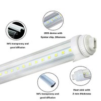 R17D 4Ft Led Tube Light,20W F48T12/Cw/Ho Straight T12 Fluorescent For Vending Cooler Freezer Replacement Bulb (4-Pack 5500K)