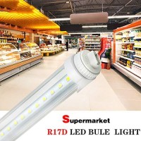 R17D 4Ft Led Tube Light,20W F48T12/Cw/Ho Straight T12 Fluorescent For Vending Cooler Freezer Replacement Bulb (4-Pack 5500K)