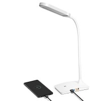 Tw Desk Lamps For Home Office - Super Bright Small Desk Lamp With Usb Charging Port, A Perfect Led Desk Light As Study Lamp, Bedside Reading Lights, White