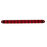 Partsam 1Pc Red 15 11 Led Light Bar Stop Turn Tail 3Rd Brake Light Truck Trailer Identification Id Bar Waterproof Dot Compliant