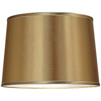 Sydnee Gold With Silver Trim Medium Drum Lamp Shade 14