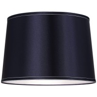 Sydnee Navy With Silver Trim Medium Drum Lamp Shade 14