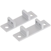 Wac Lighting Led-T-Cl3-Pt Mounting Clips For Invisiled Aluminum Channel, Gray