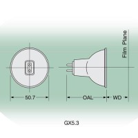 Ushio 1000306 - Eke Jcr21V-150W Projector Light Bulb